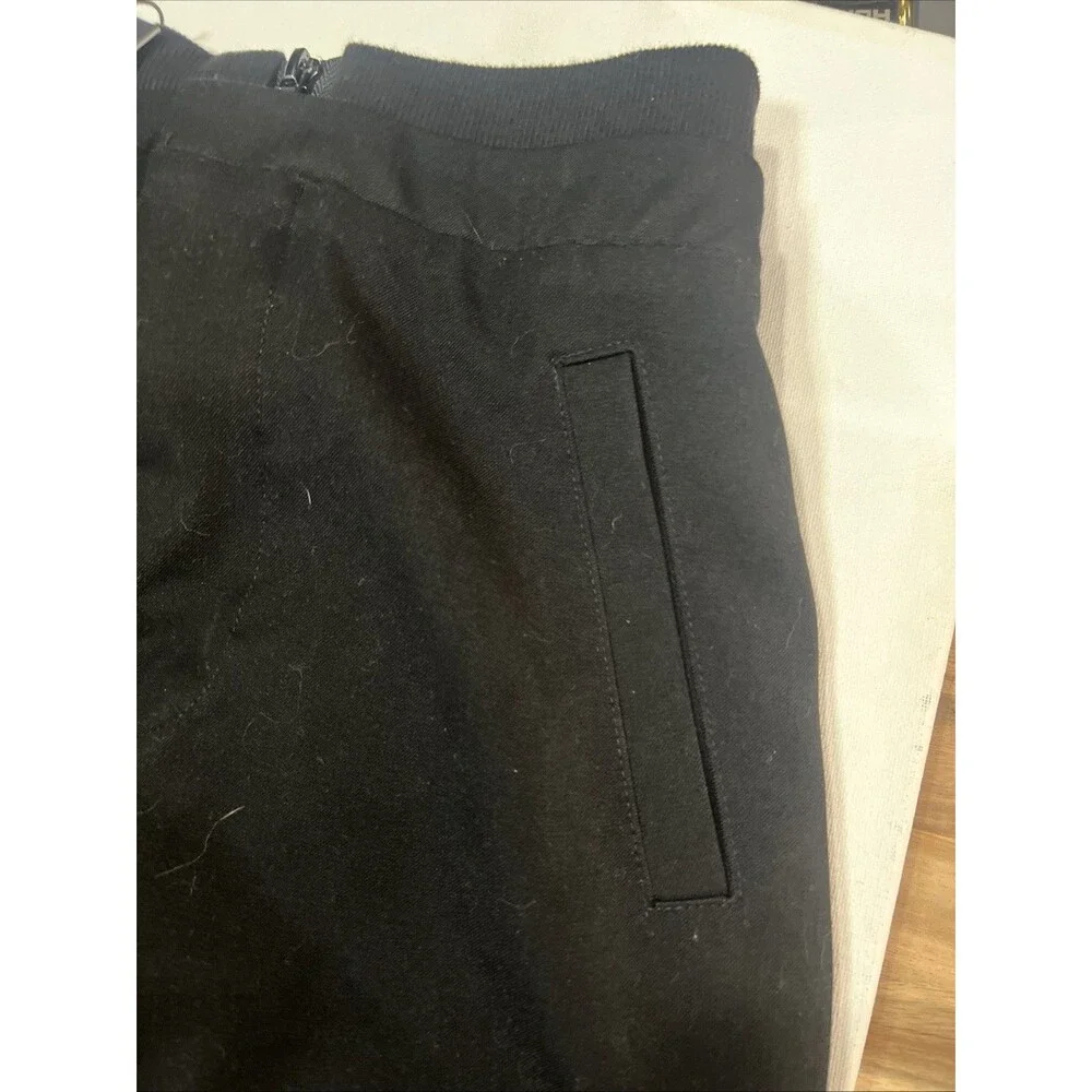 Steve‎ Madden Dua Skirt Women 2 Black Skort Mini Pockets Casual Ribbed Hem